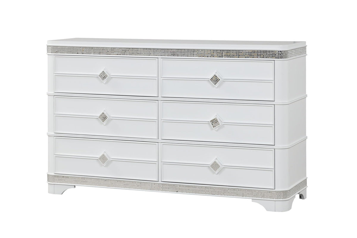 Amani White Bedroom Set — Queen & King — product image 5