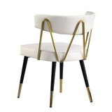 Antoine Glam Upholstered Dining Chair - room setting
