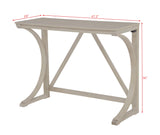 Dappelle 57" 3-Piece Pub Dining Set - side view