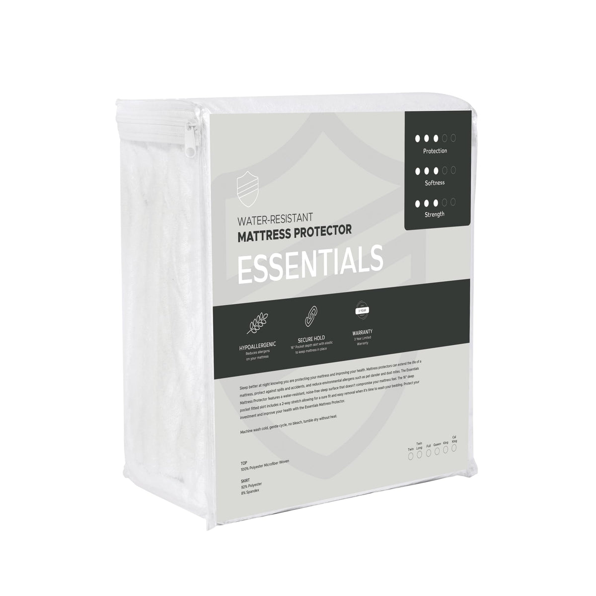 Essentials Waterproof Mattress Protector – image 2