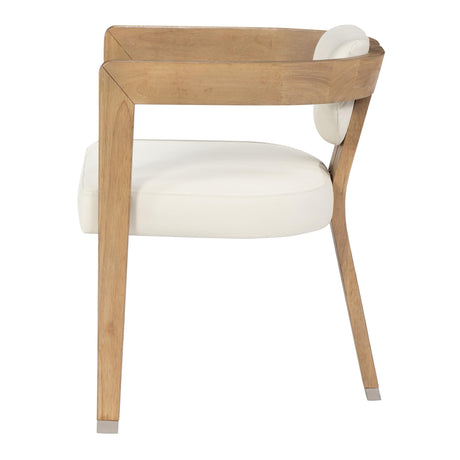 Noelani Dining Chair in Natural Oak - detail view