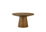 Terra 29" Round Pedestal Coffee Table in Walnut