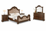 Belvedere 5-Piece Bedroom Set in Dark Cherry