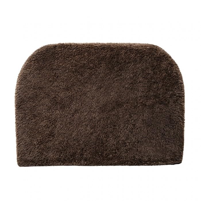 Vander Boneless Barrel Accent Chair in Cub Brown Faux Fur – view 6