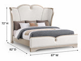 Rose Champagne Bed Frame — Queen & King — product view 2