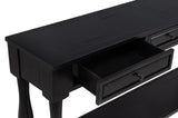 Delphina 63" Rectangular Transitional Console Table - detail view