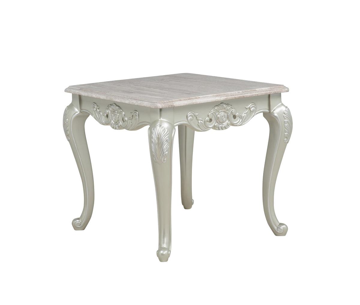 Tlerra 28" Square Victorian Classic Living Room End Table