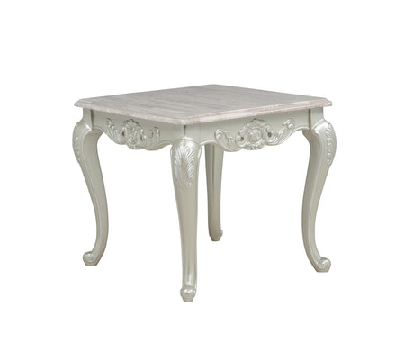 Tlerra 28" Square Victorian Classic Living Room End Table