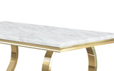 Lexington 7-Piece Rectangle Dining Set with 6 Velvet Upholstered Chairs, Modern Contemporary… - detail view