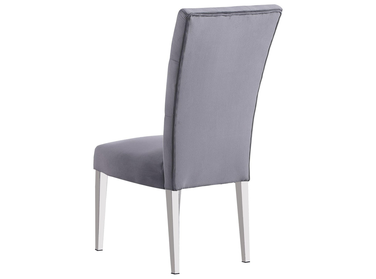 Lexington 7-Piece Rectangle Dining Set with 6 Velvet Upholstered Chairs, Modern Contemporary… - room setting