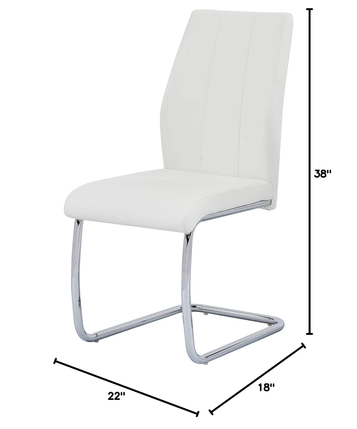 Barton Modern Dining Chairs - front view