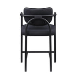 Recency Mid-Century Modern Counter Height Stool in Ink - detail view