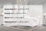 Santa Monica White Bedroom Set — Queen & King — product view 9
