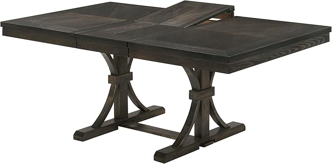 Asbury 7-Piece Traditional Dining Room Set in Rich Espresso Finish - Table and 6 Chairs