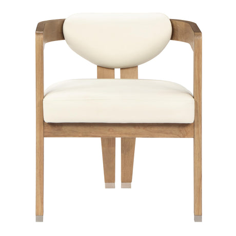 Noelani Dining Chair in Natural Oak - side view