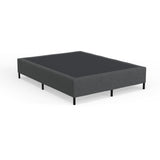 Premium Heavy-Duty Metal Bed Frame with Fabric Cover - Headboard Ready – image 4