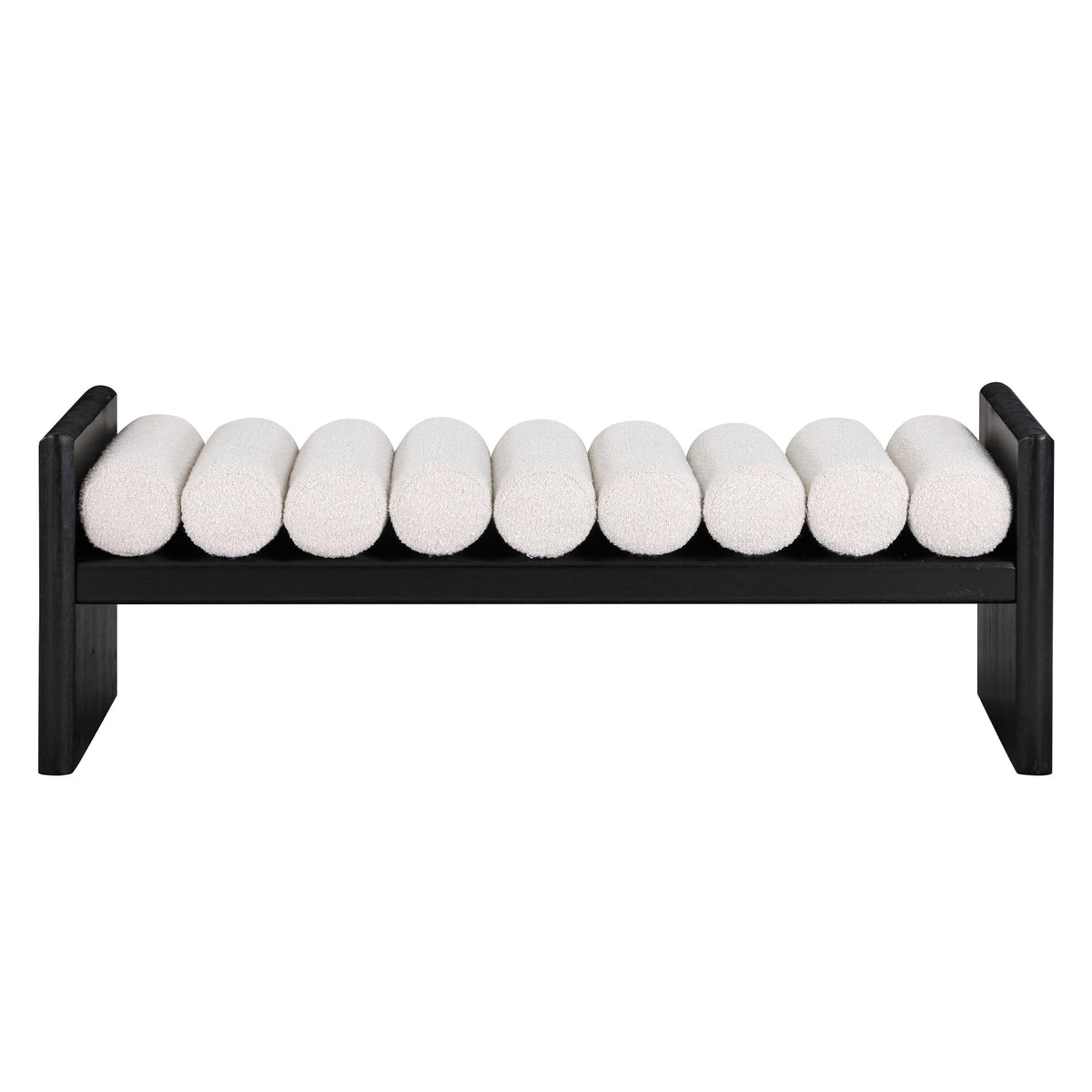 Torbjorn 52" Bench in Black - detail view