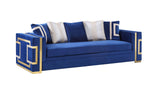 Lawrence Blue Sofa & Loveseat Set — product view 2
