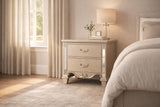 Sonia Champagne Wood Nightstand — product view 1