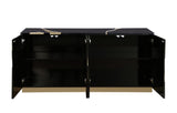 Taylor 66" High Gloss Lacquer Sideboard - back view