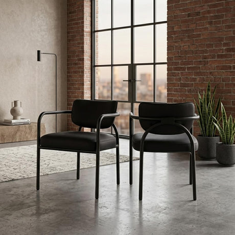 Recency Mid-Century Modern Dining Chairs - close-up
