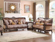 Phoenix Cherry Sofa & Loveseat Set — collection view; check selected pieces