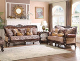 Phoenix Cherry Sofa & Loveseat Set — collection view; check selected pieces
