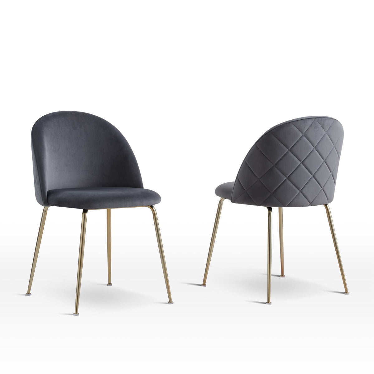 Tanisha Contemporary Dining Chair with Gold Legs