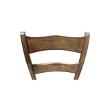 5 Pcs Cottage Dining Set Brown - detail view