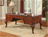 Chester 72-inch Executive Desk in Cherry Walnut