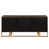 Tetsu Sideboard in Black - detail view