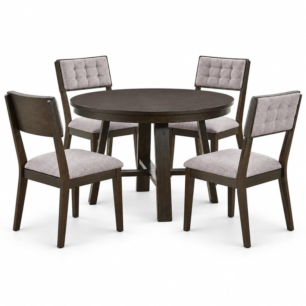 Denver Gray 5-Piece Dining Set — product view 2