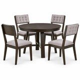 Denver Gray 5-Piece Dining Set — product view 2