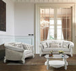 Juliana White Sofa & Loveseat Set — collection view; check selected pieces