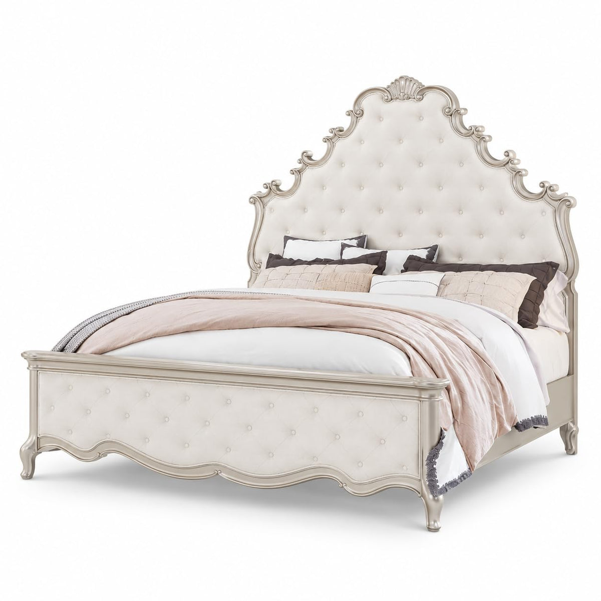 Paris Ivory Bedroom Set — Queen & King — product view 5