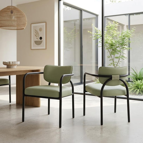 Recency Mid-Century Modern Dining Chairs - close-up