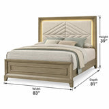 Dove Taupe Bed Frame — Queen & King — product view 2