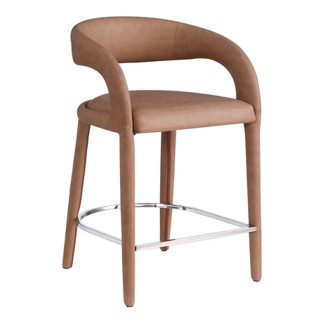 Conan Counter Stool in Brown