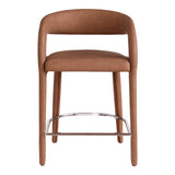 Conan Counter Stool in Cognac - detail view