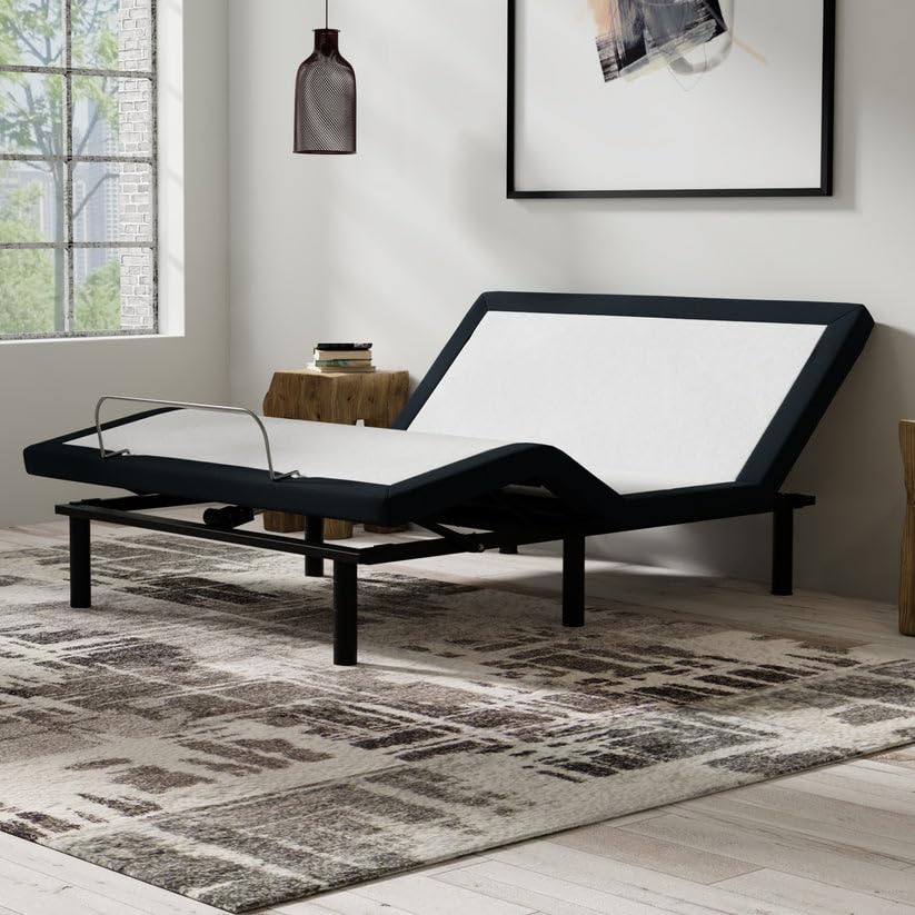 Premium Massage Adjustable Bed Base with USB Ports & Underbed Lighting – image 3