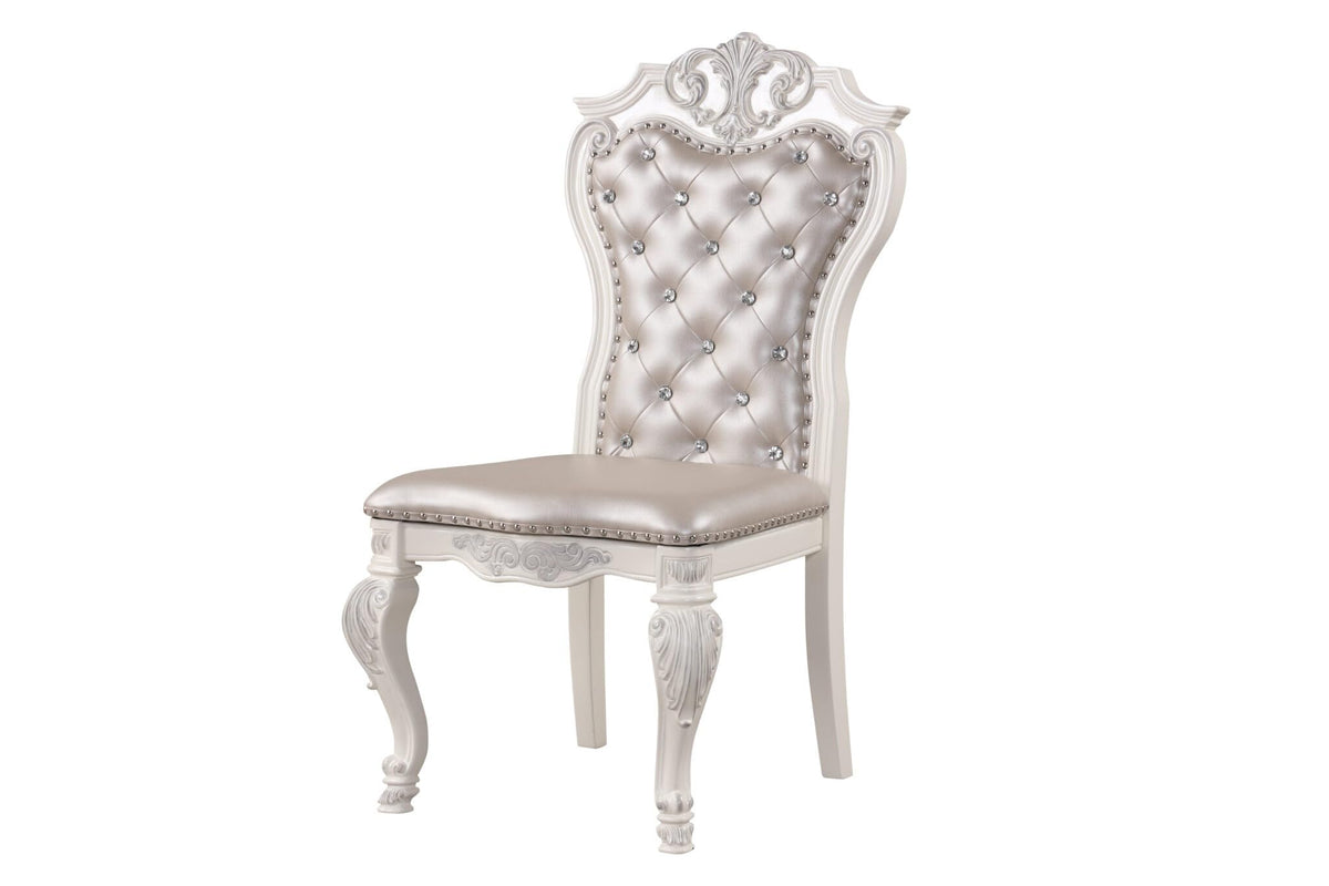 Victoria Pearl White 7/9-Piece Dining Set — product view 10