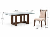 Leah Beige 7-Piece Dining Set — product view 5