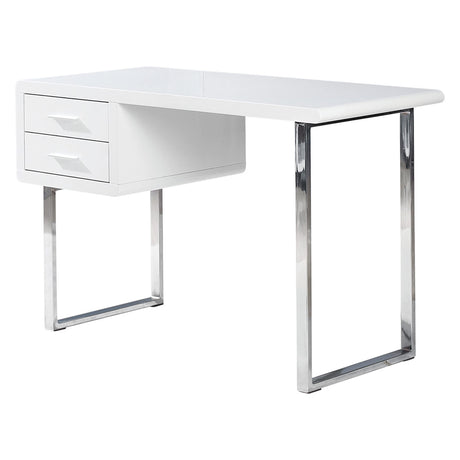 Modern High Gloss Lacquer New Computer Desk in White
