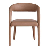 Conan Dining Chair in Brown - detail view