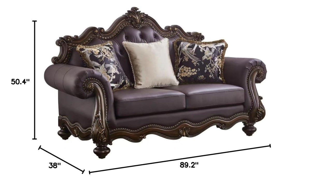 Nora Cherry Sofa & Loveseat Set — product view 2