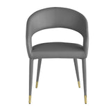 Joel Contemporary Modern Dining Chair - detail view