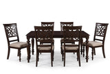 Zora Dark Wood 7-Piece Dining Set — product view 2