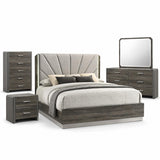 Venice Stone Gray Bedroom Set — Queen & King — product view 7