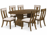 Saige Dark Brown 7-Piece Dining Set — product view 2