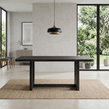 Cadewood 67" Mid-Century Modern Rectangle Dining Table - close-up